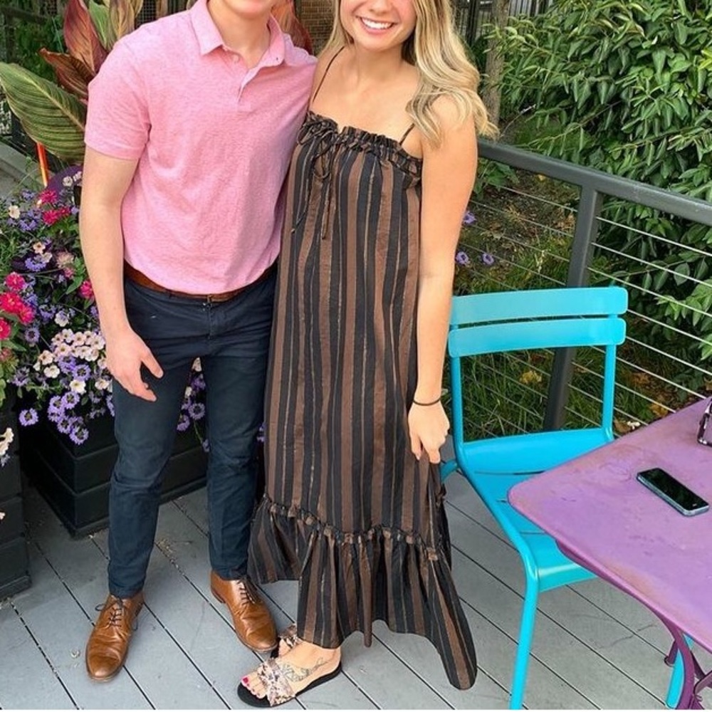 Flowy stripe dress